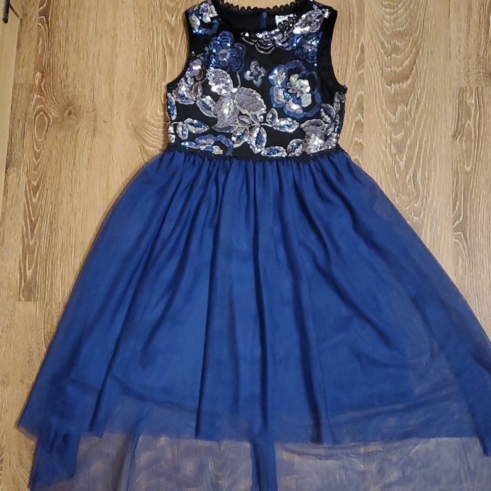 Girls Formal Sheer Tulle Dress
